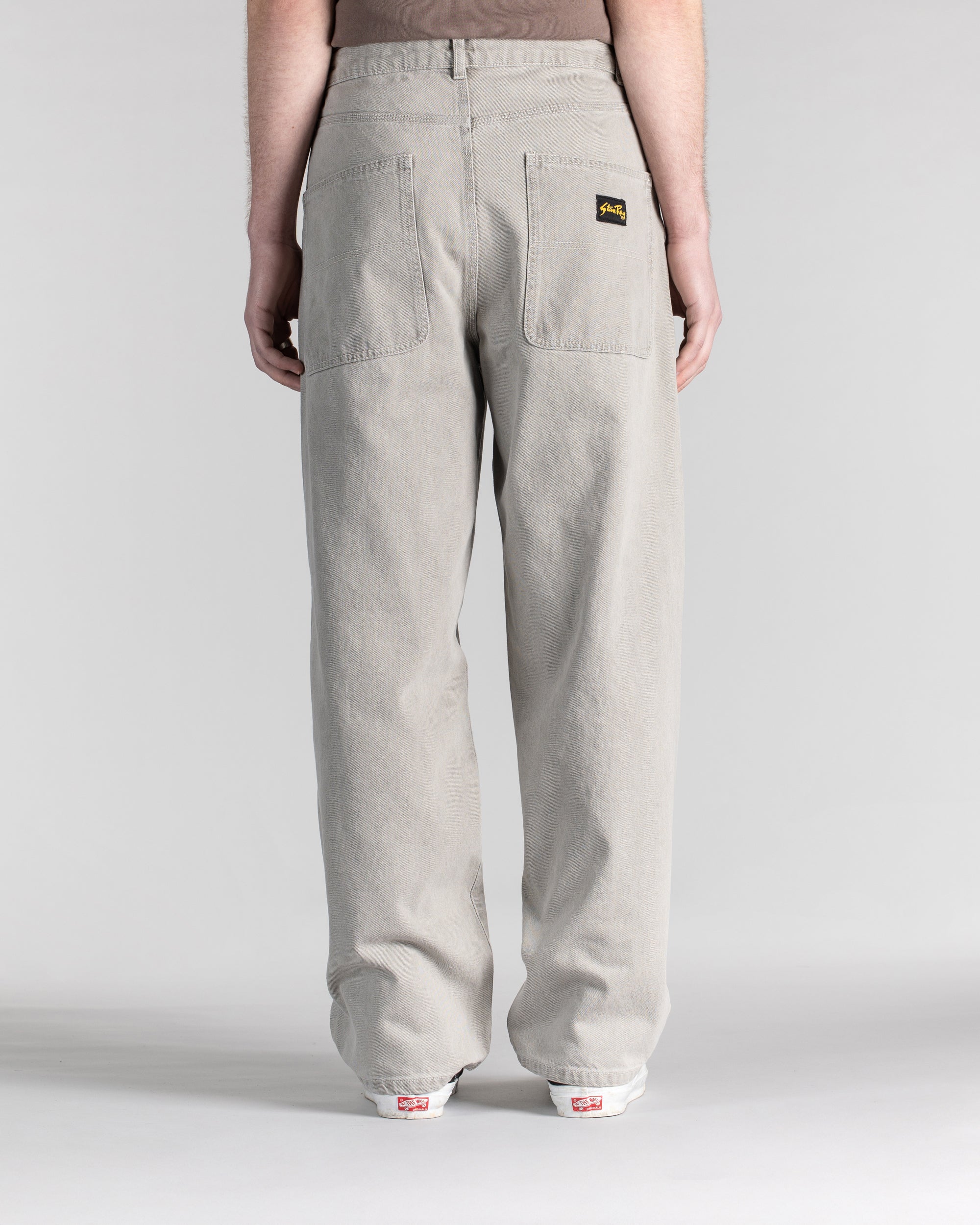 Wide 5 - Faded Grey Denim - Image 4