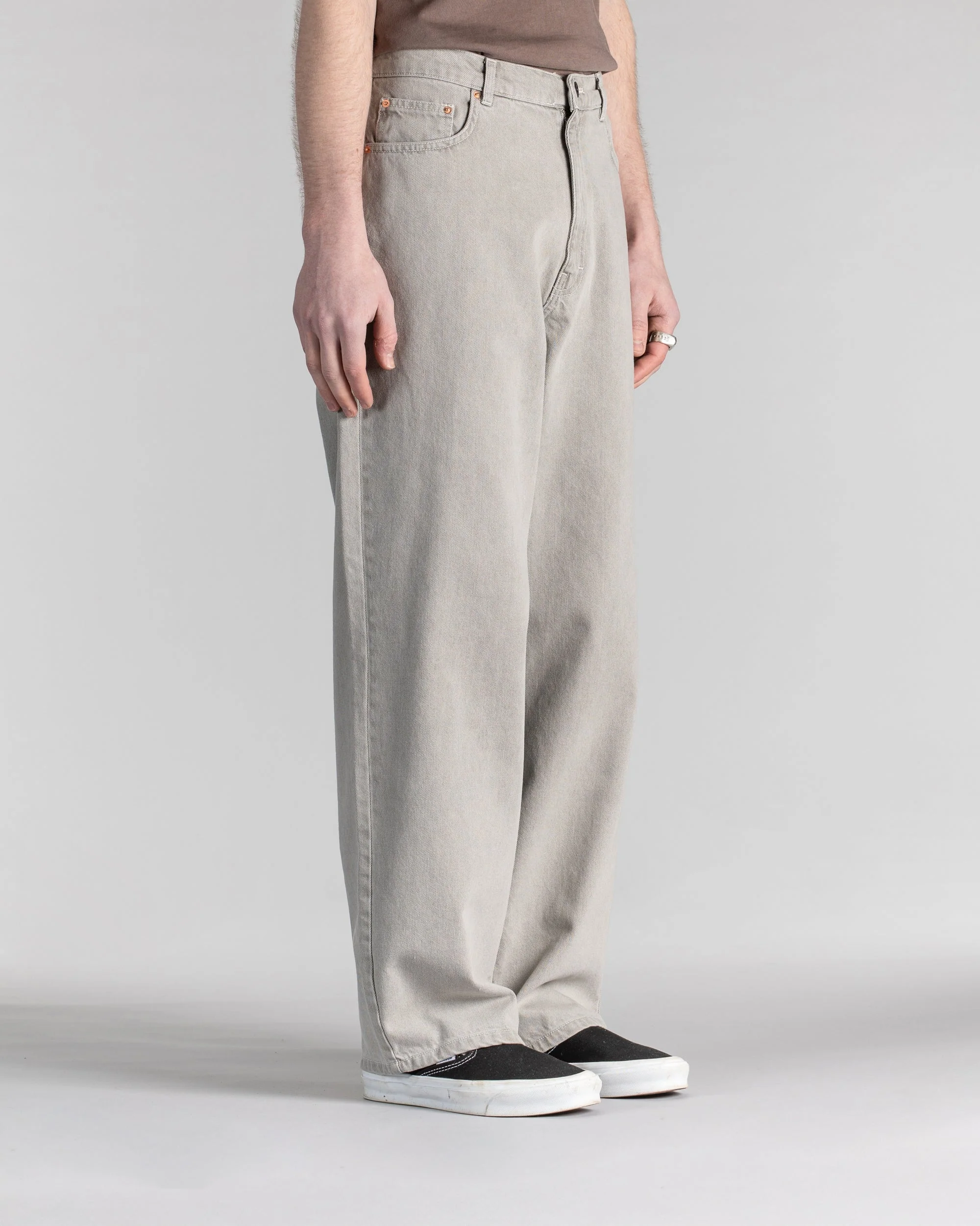 Wide 5 - Faded Grey Denim - Image 8