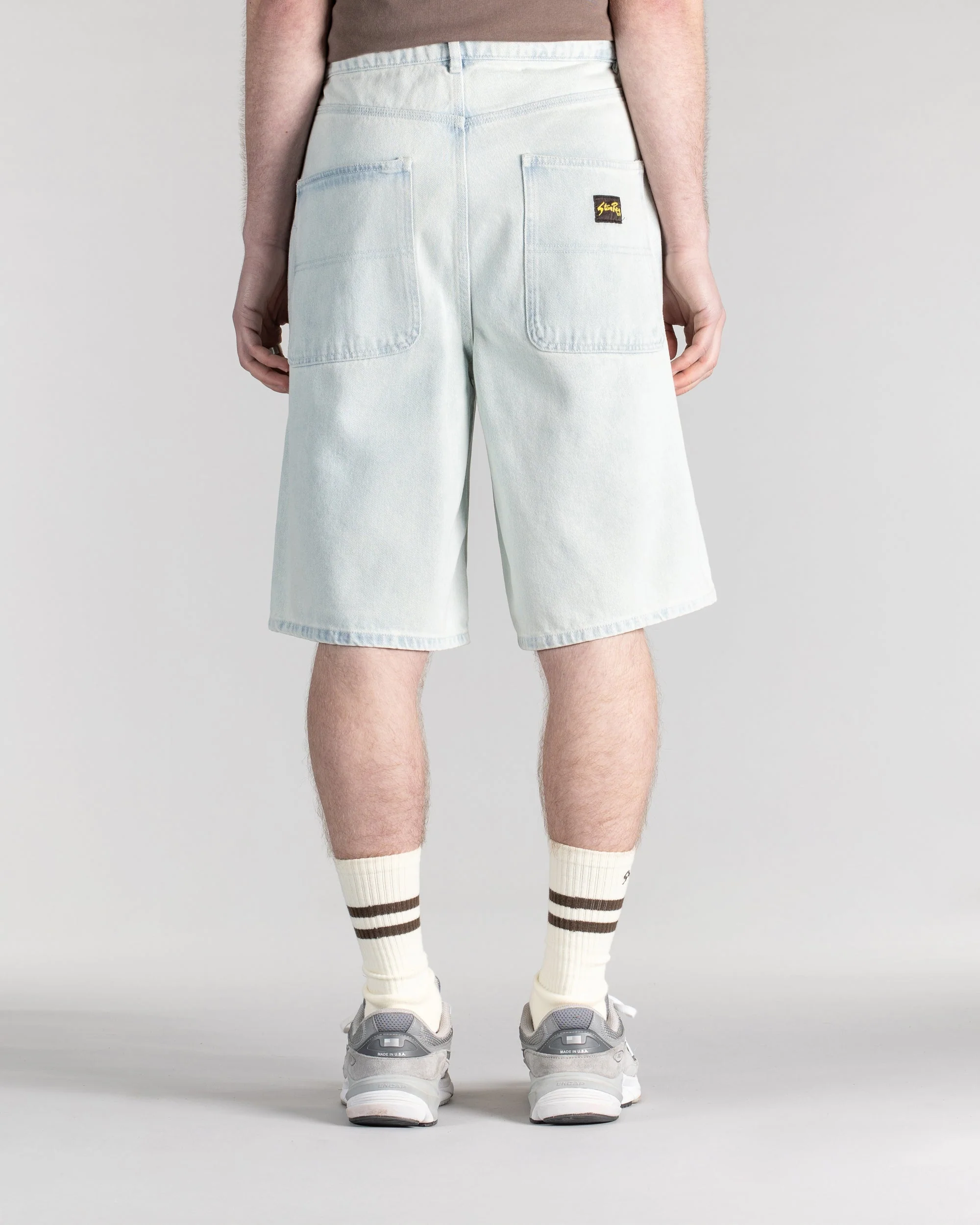 Wide 5 Short - Lite Blue Denim - Image 4