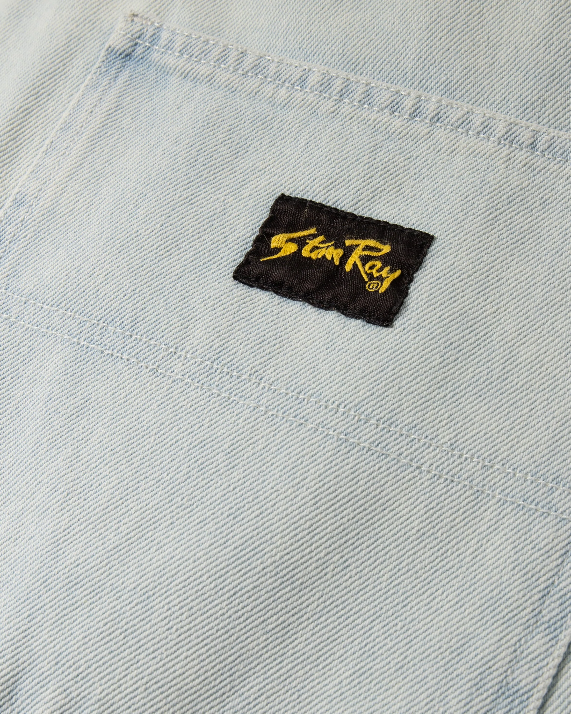 Wide 5 Short - Lite Blue Denim - Image 7