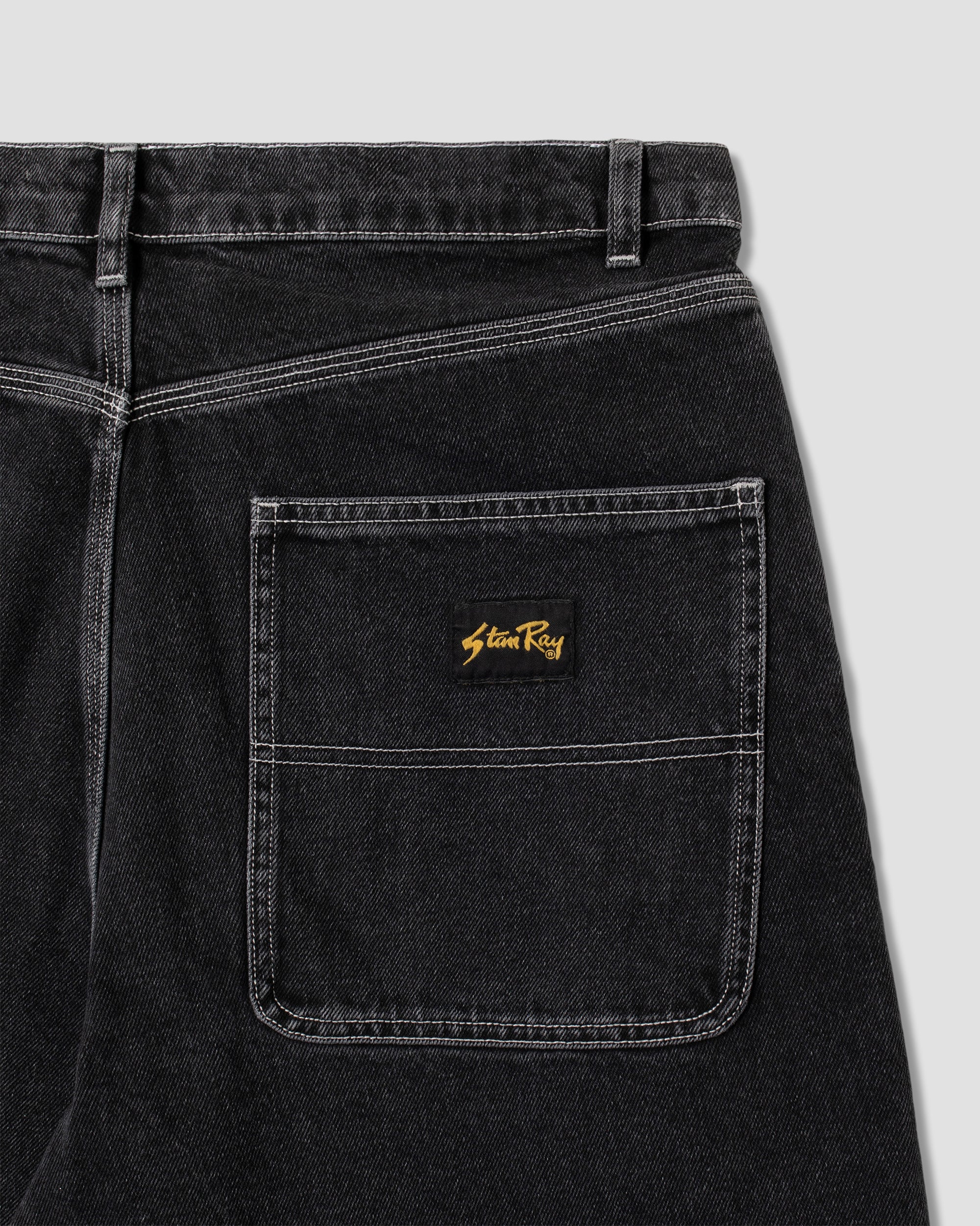 Wide 5 Short - Washed Black - Image 6