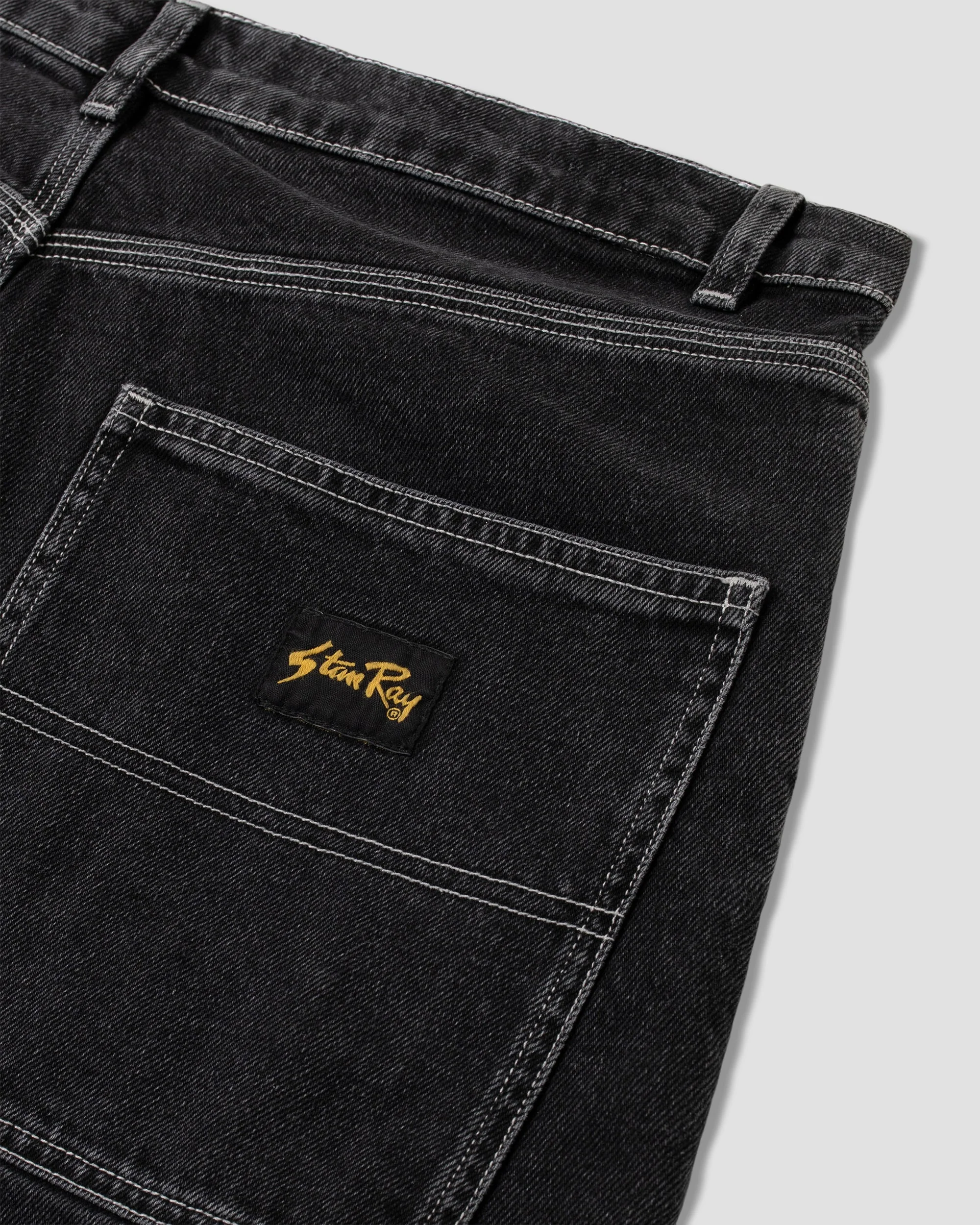Wide 5 Short - Washed Black - Image 7