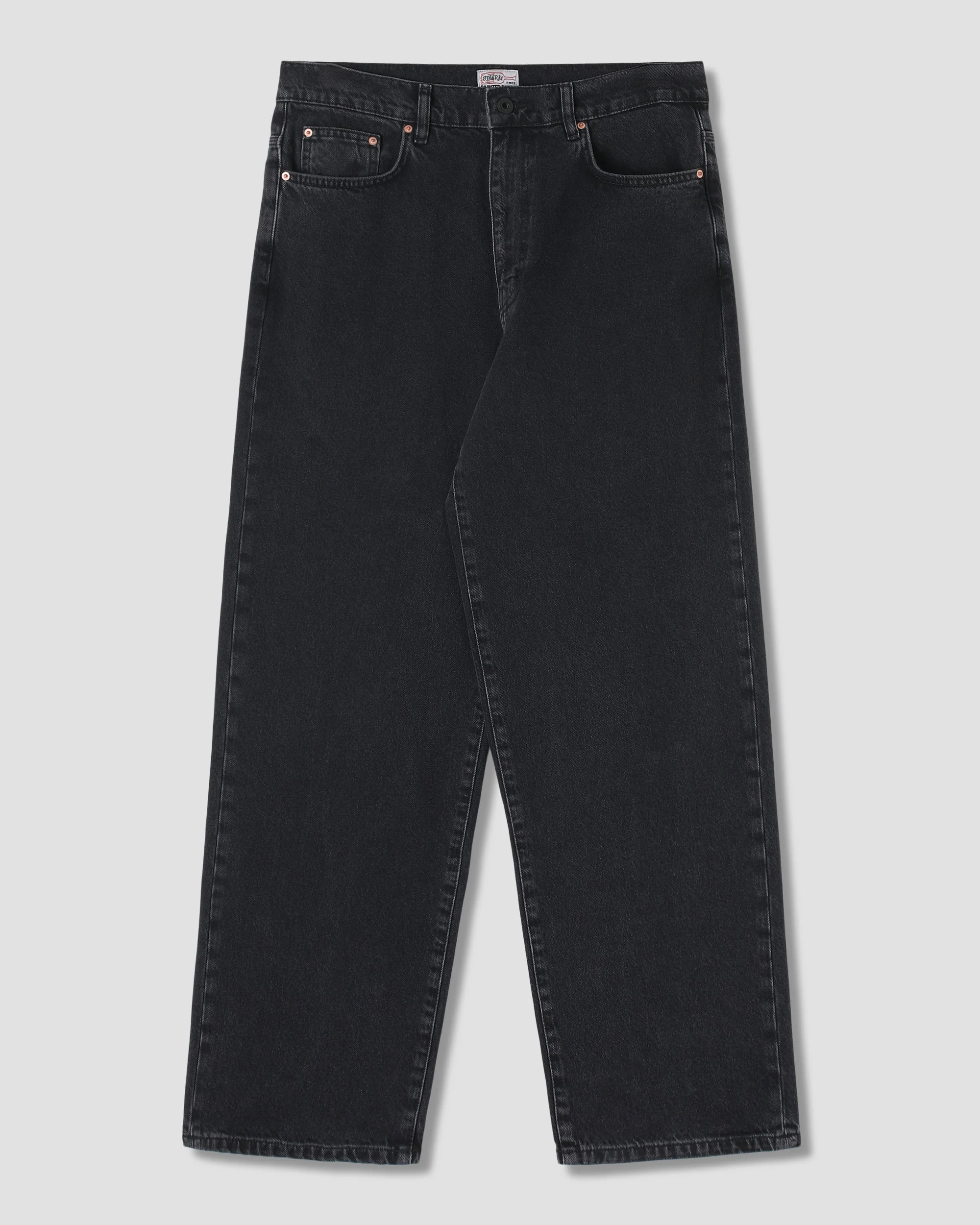 Wide 5 - Stonewashed Black Denim - Image 2