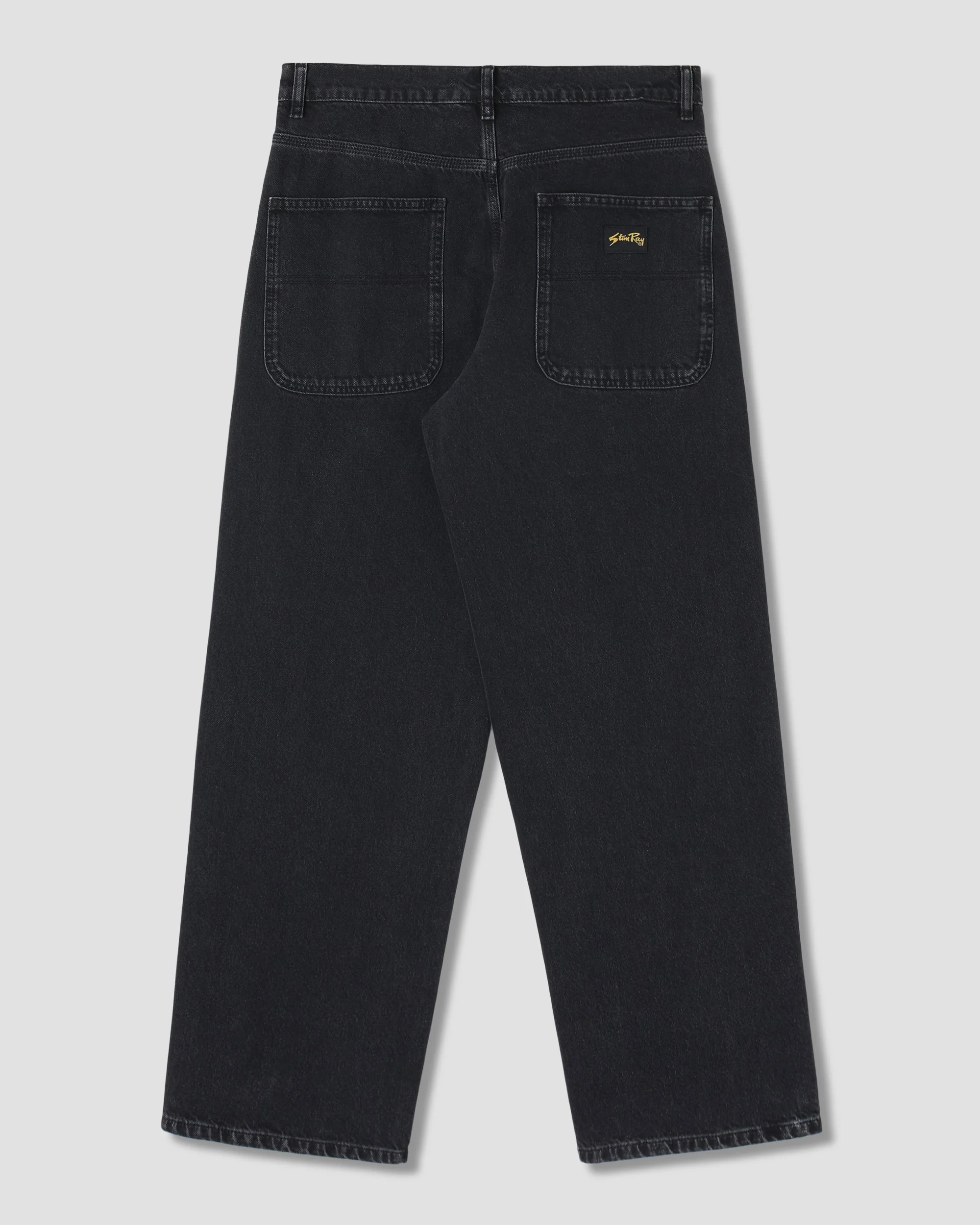 Wide 5 - Stonewashed Black Denim - Image 3