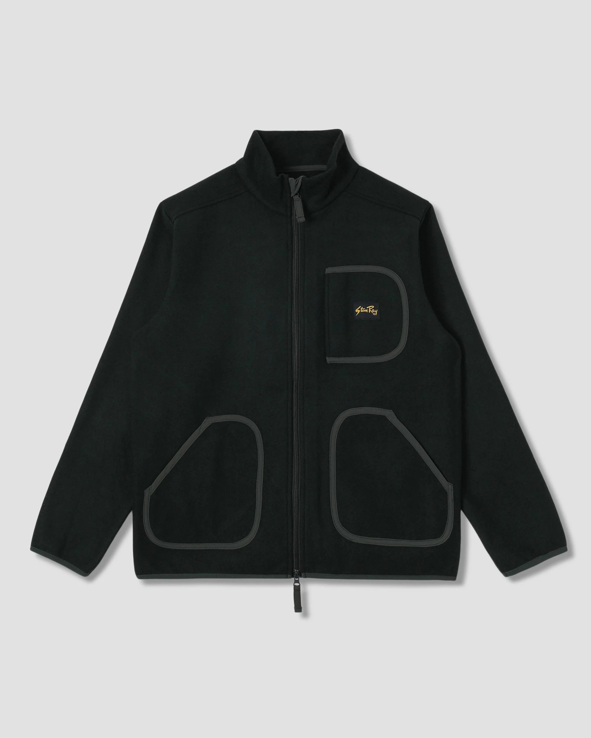 Wool Fleece Jacket - Botanical Green - Image 2