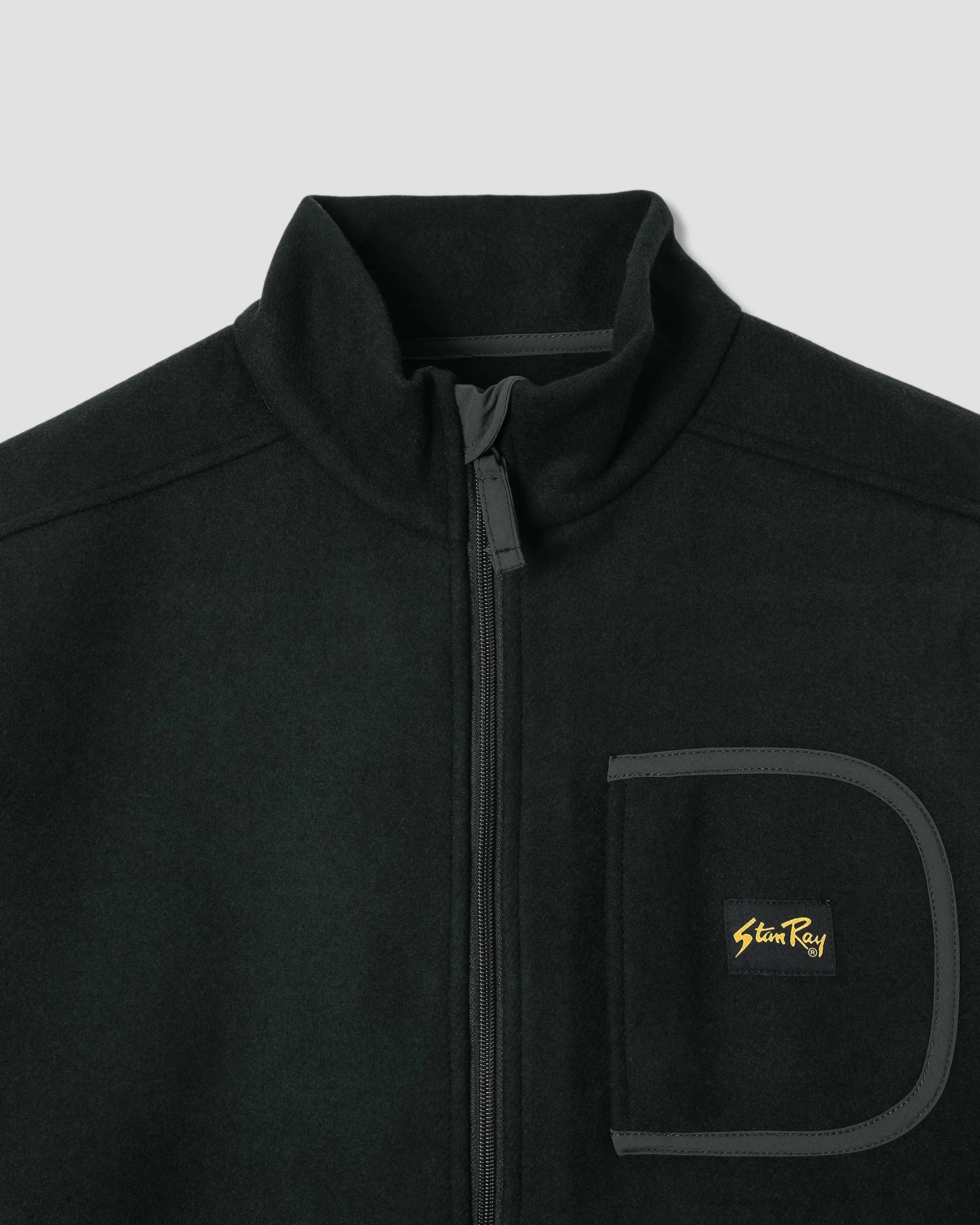 Wool Fleece Jacket - Botanical Green - Image 4