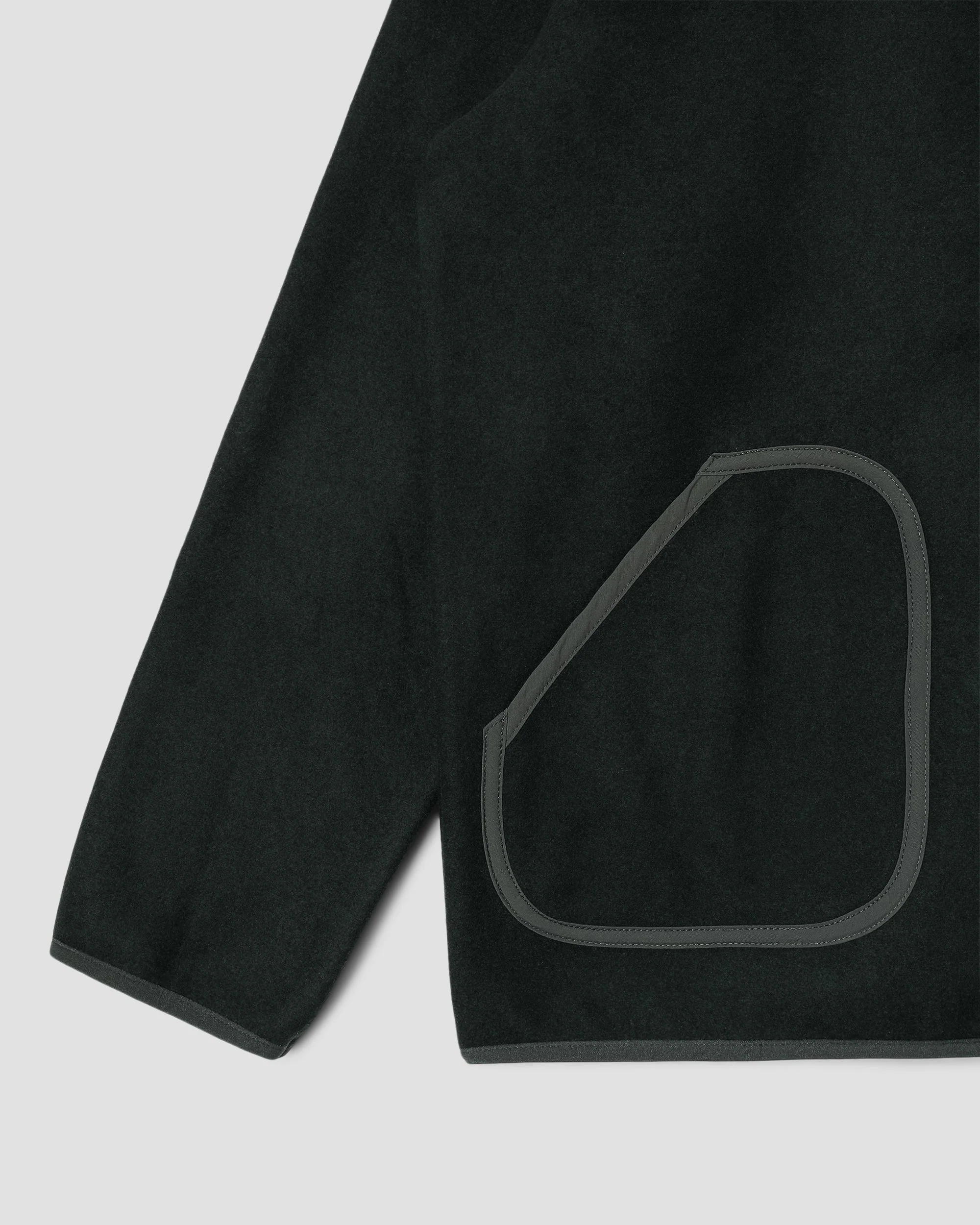 Wool Fleece Jacket - Botanical Green - Image 5