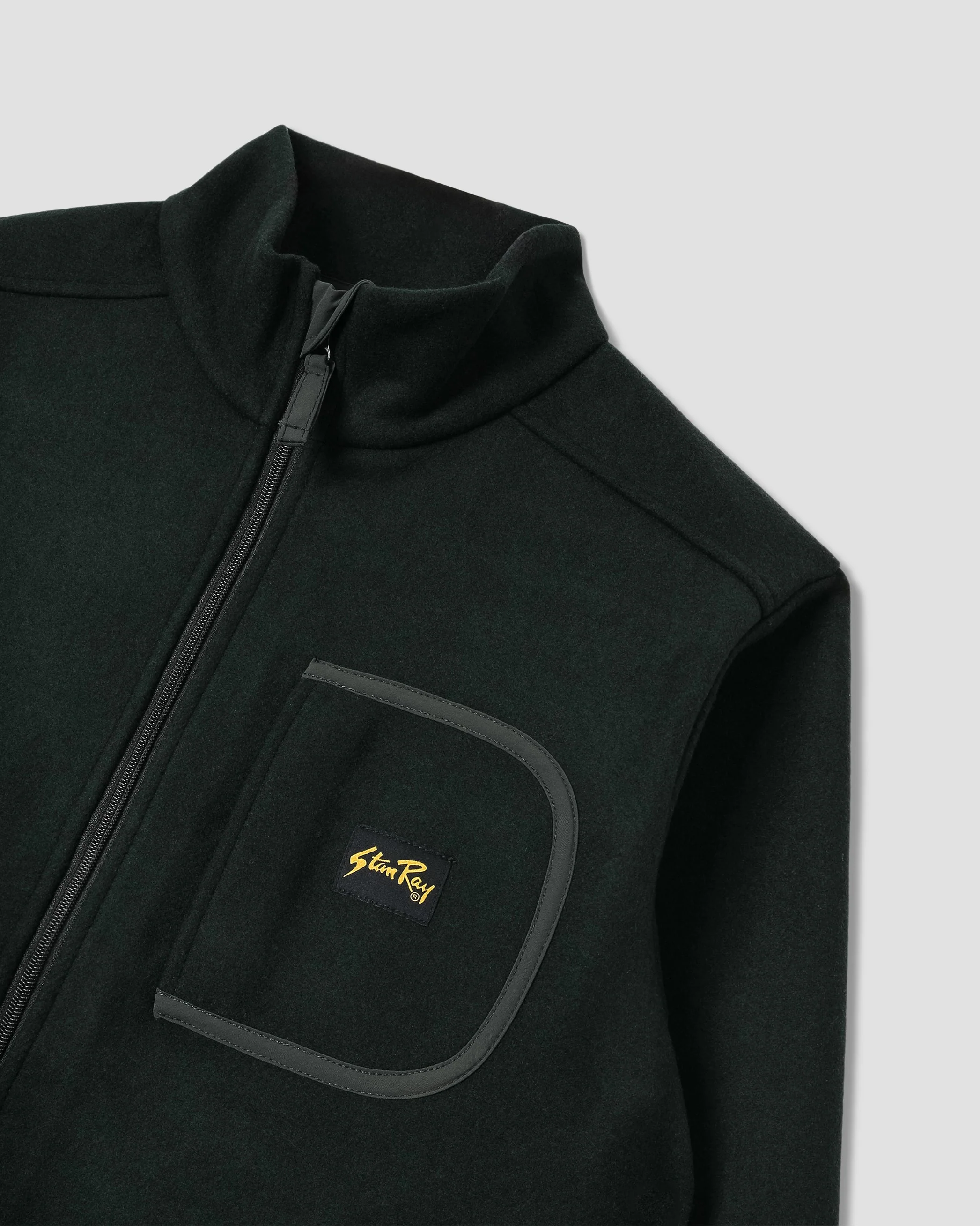 Wool Fleece Jacket - Botanical Green - Image 6