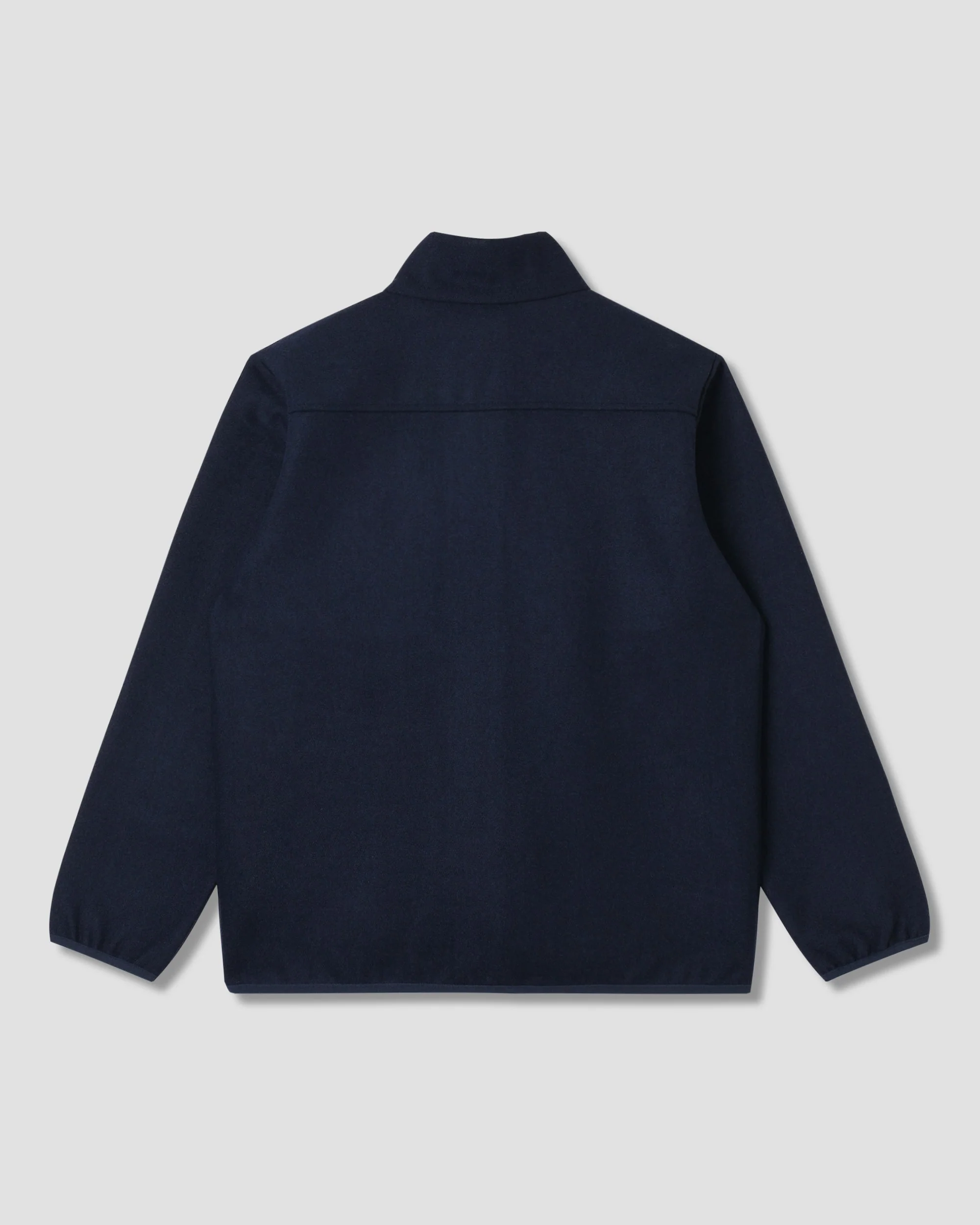 Wool Fleece Jacket - Navy Heather - Image 3