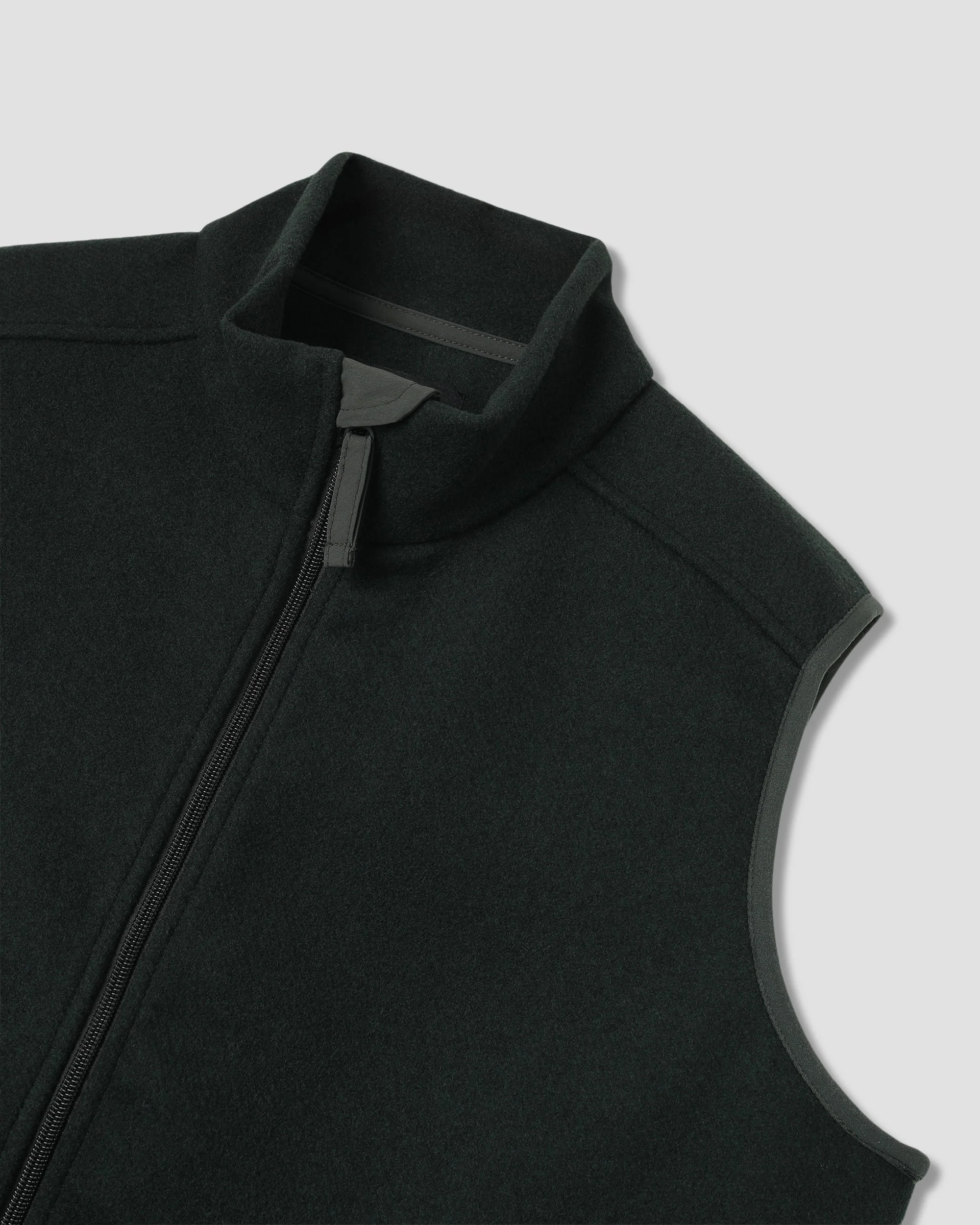 Wool Fleece Vest - Botanical Green - Image 5
