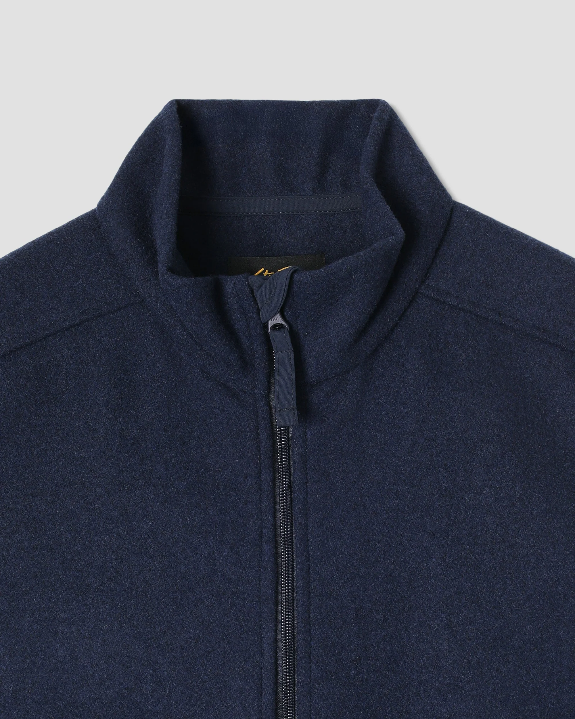 Wool Fleece Vest - Navy Heather - Image 3