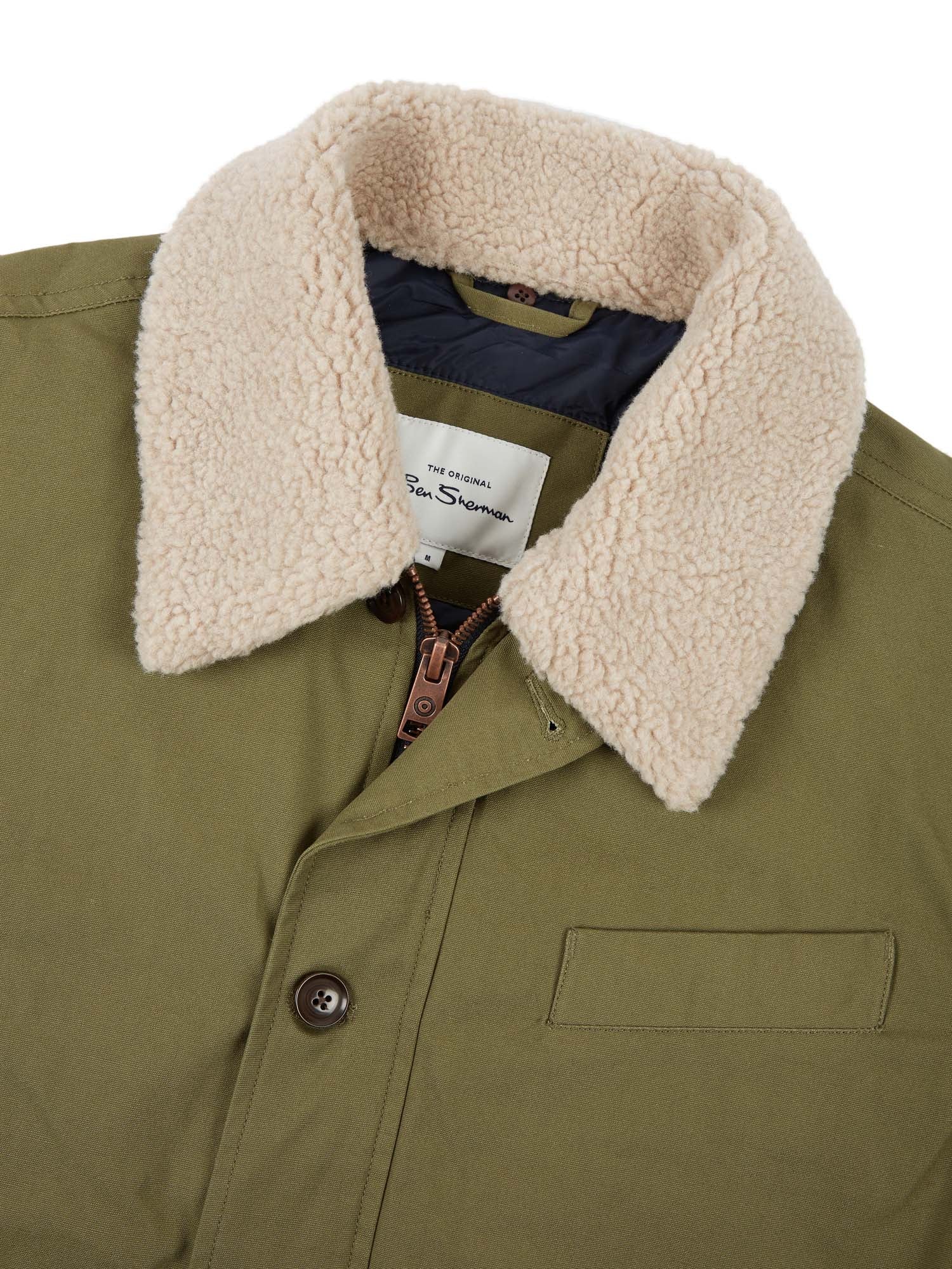 Veste De Manteau Travailleur - Kaki - Image 5