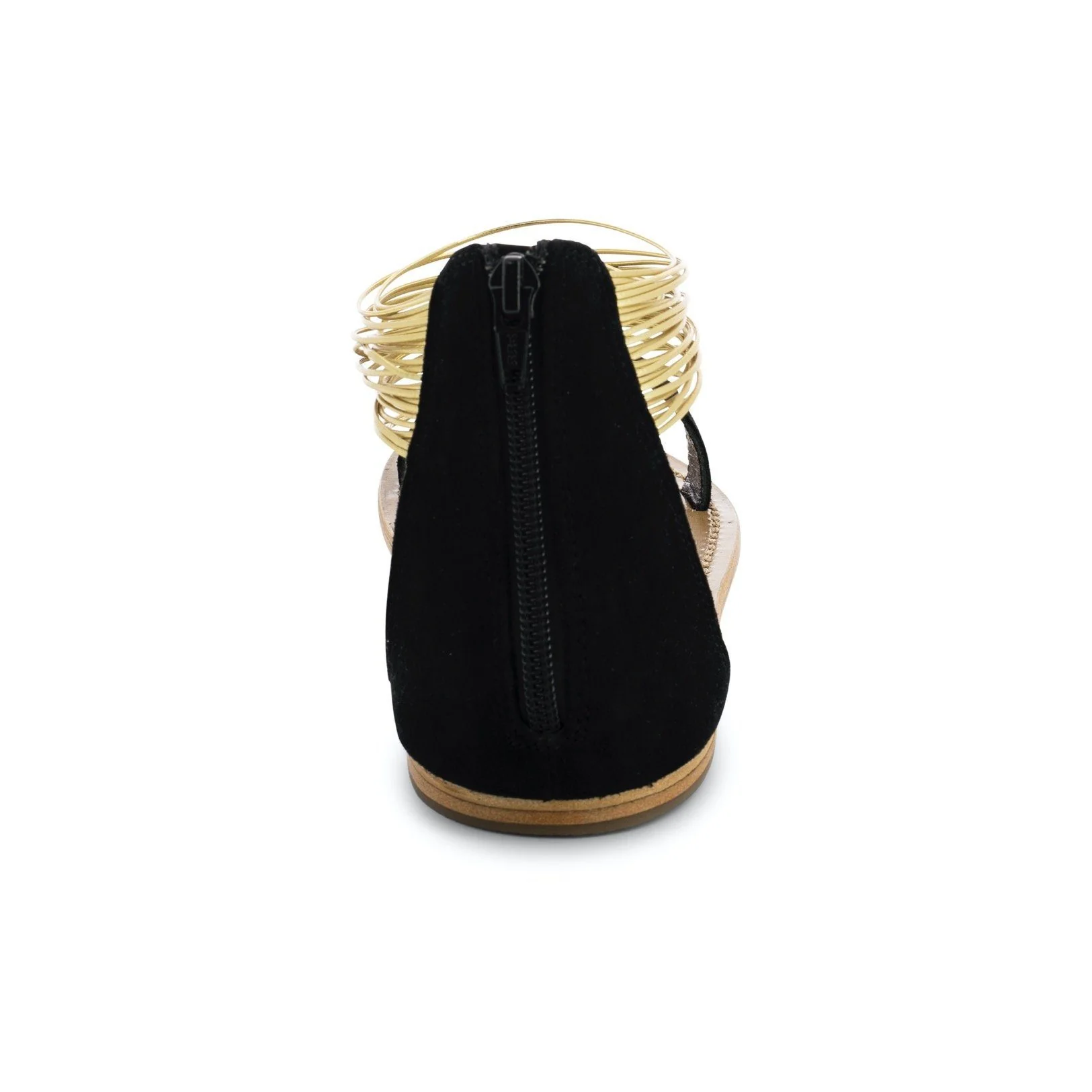 Sandales Atys - Black + Gold - Image 5