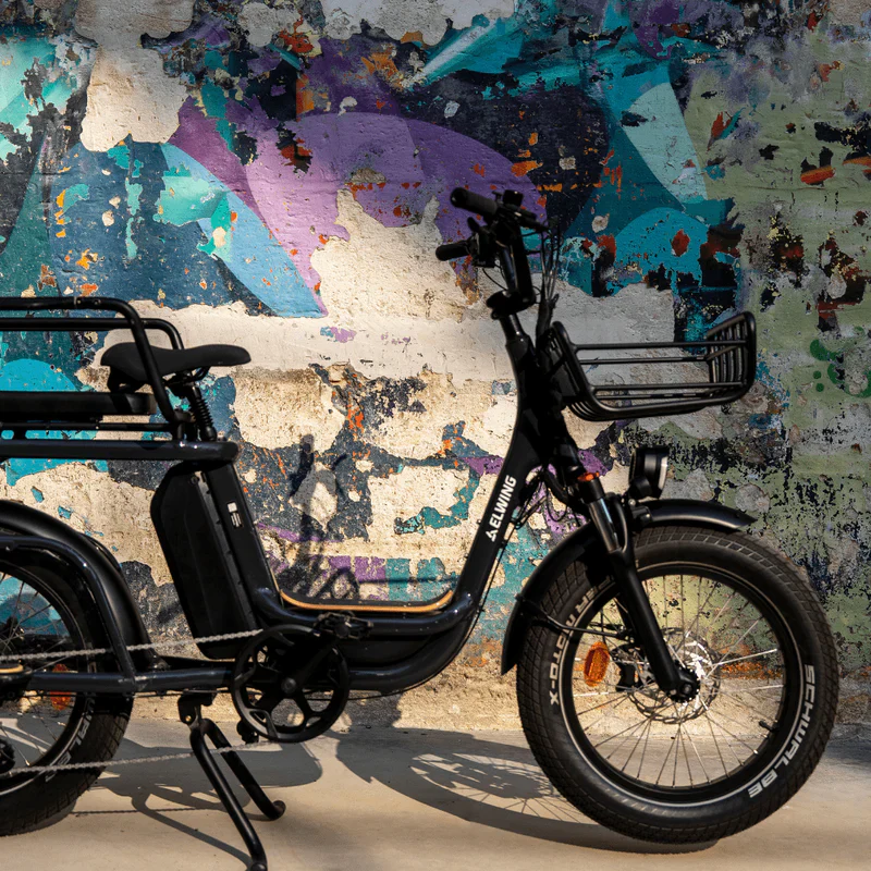 Yuvy 2 - Vélo Électrique Biplace Cargo Compact - Image 18