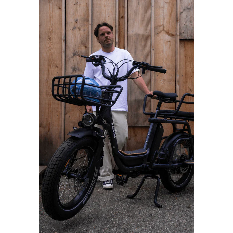 Yuvy 2 - Vélo Électrique Biplace Cargo Compact - Image 20