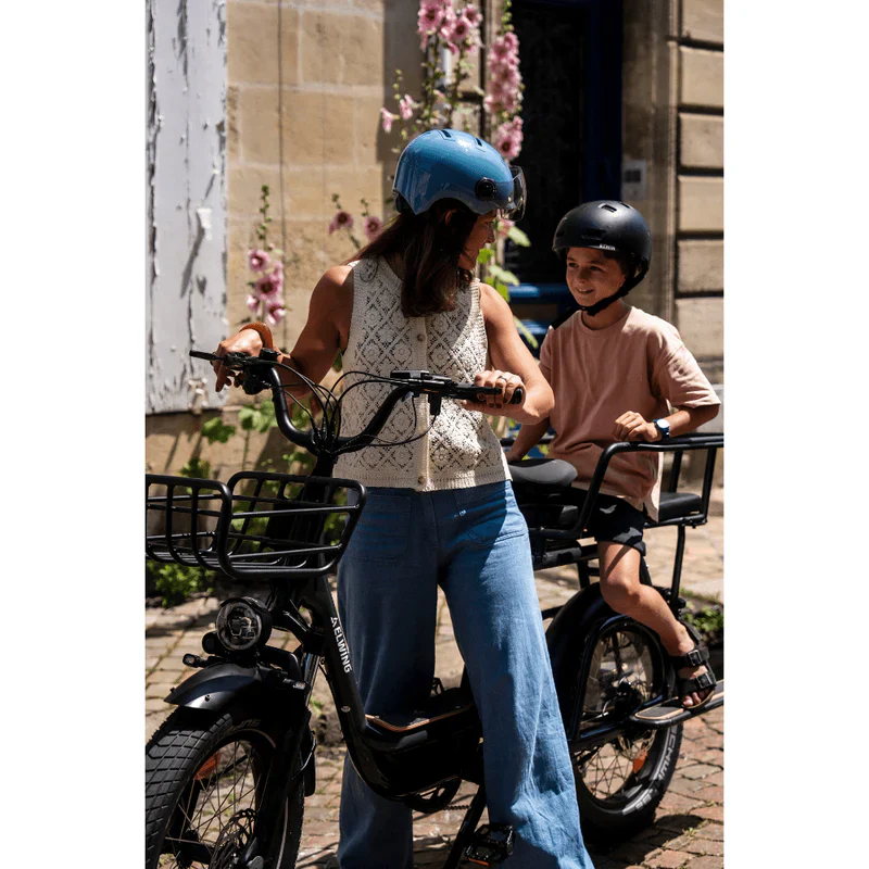 Yuvy 2 - Vélo Électrique Biplace Cargo Compact - Image 22