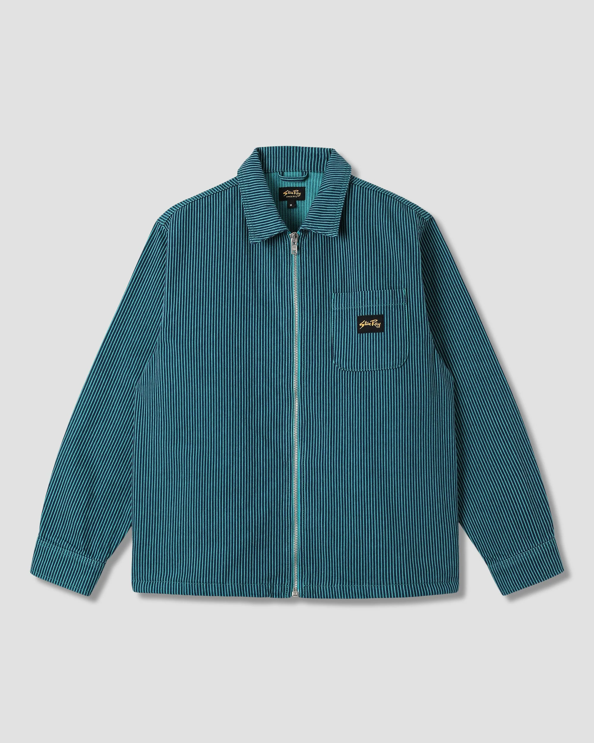 Zip Shirt - Blue/Teal Hickory - Image 2