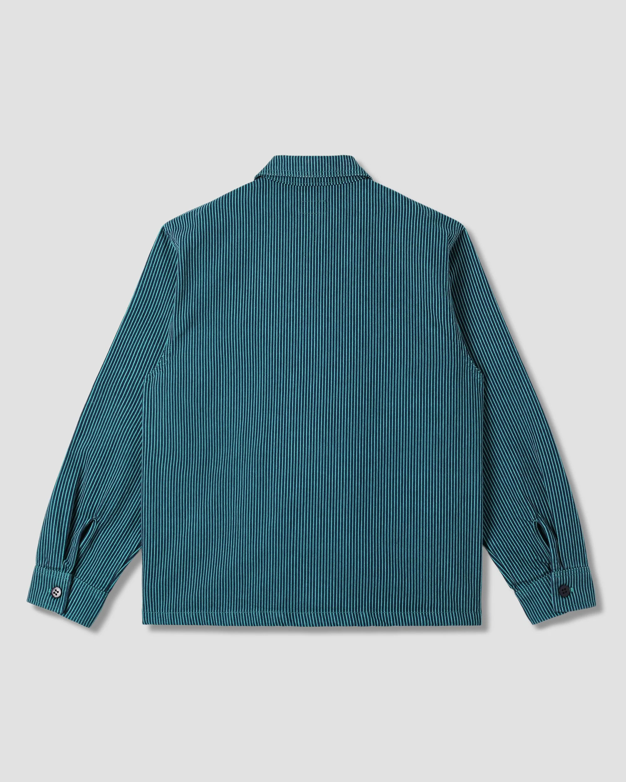 Zip Shirt - Blue/Teal Hickory - Image 3