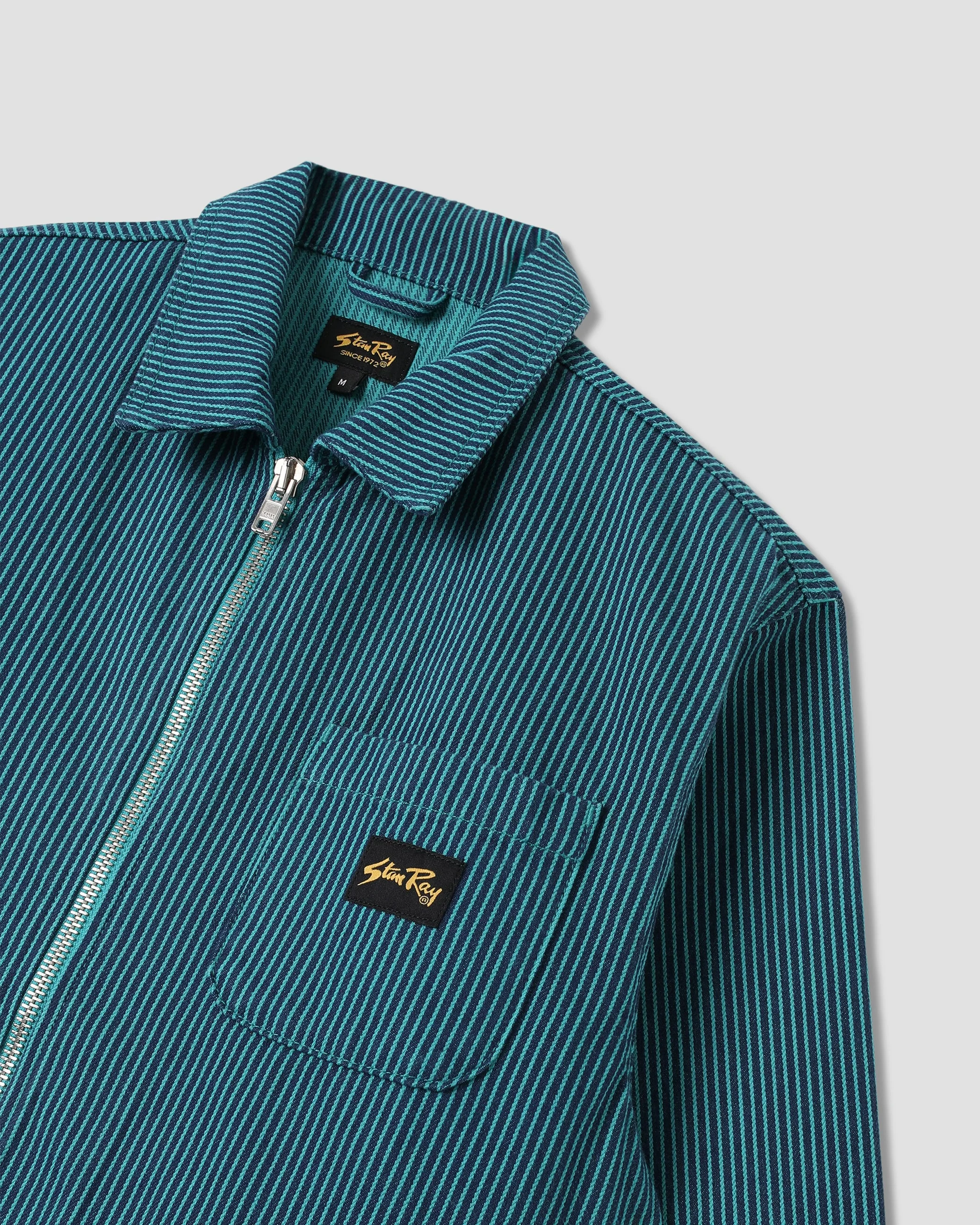 Zip Shirt - Blue/Teal Hickory - Image 6