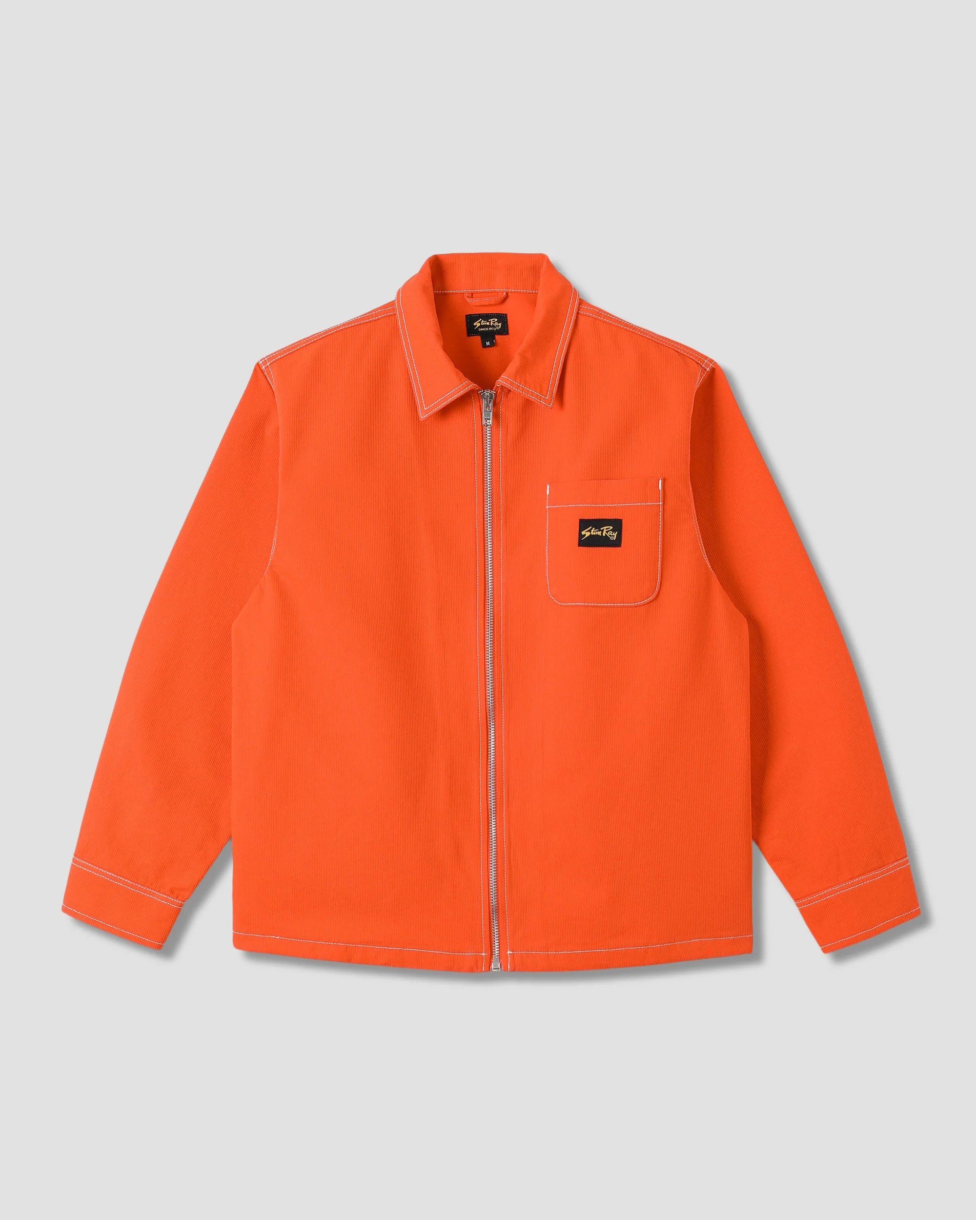 Zip Shirt - Faded Red Bedford - Image 2