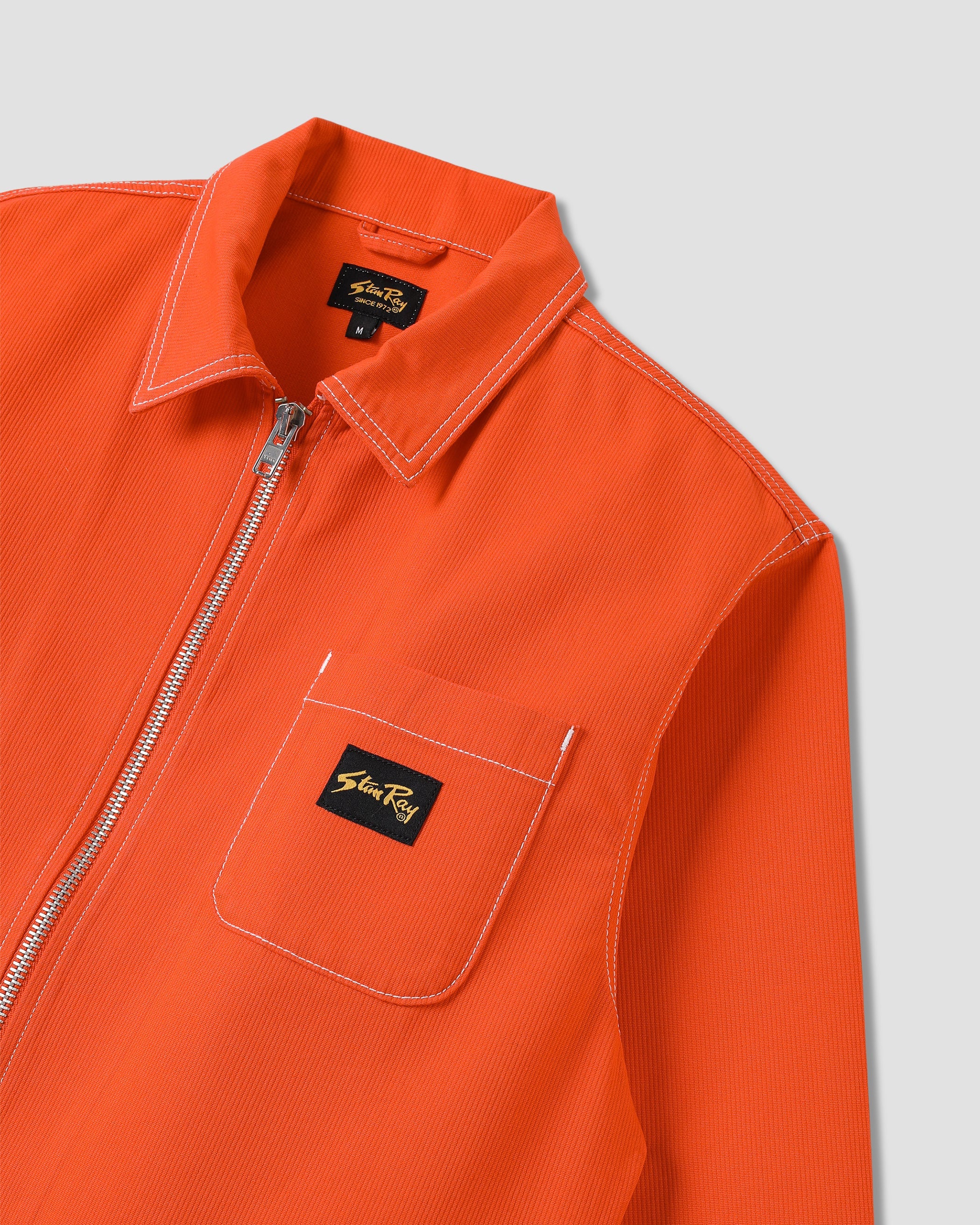 Zip Shirt - Faded Red Bedford - Image 5