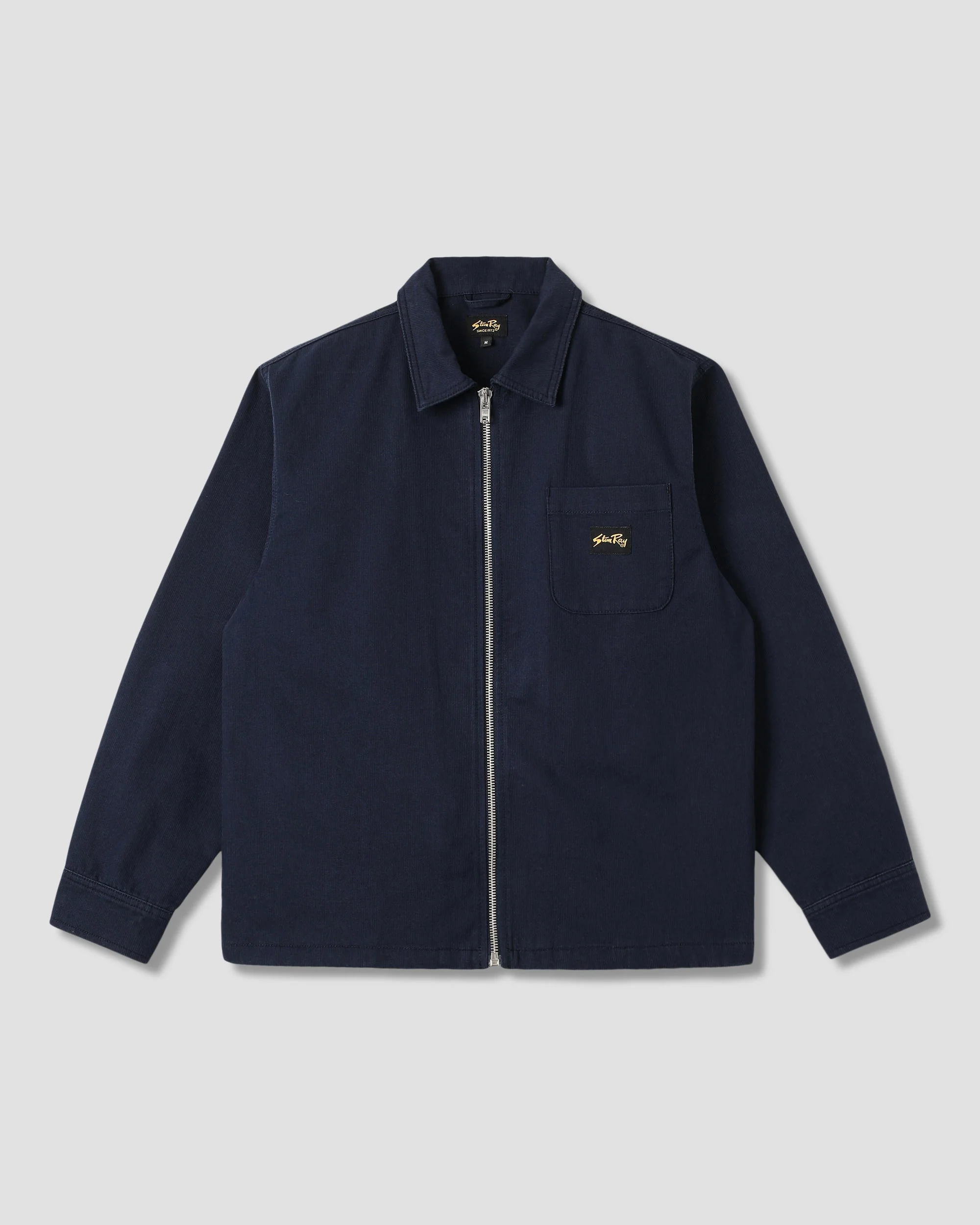 Zip Shirt - Navy Bedford - Image 2
