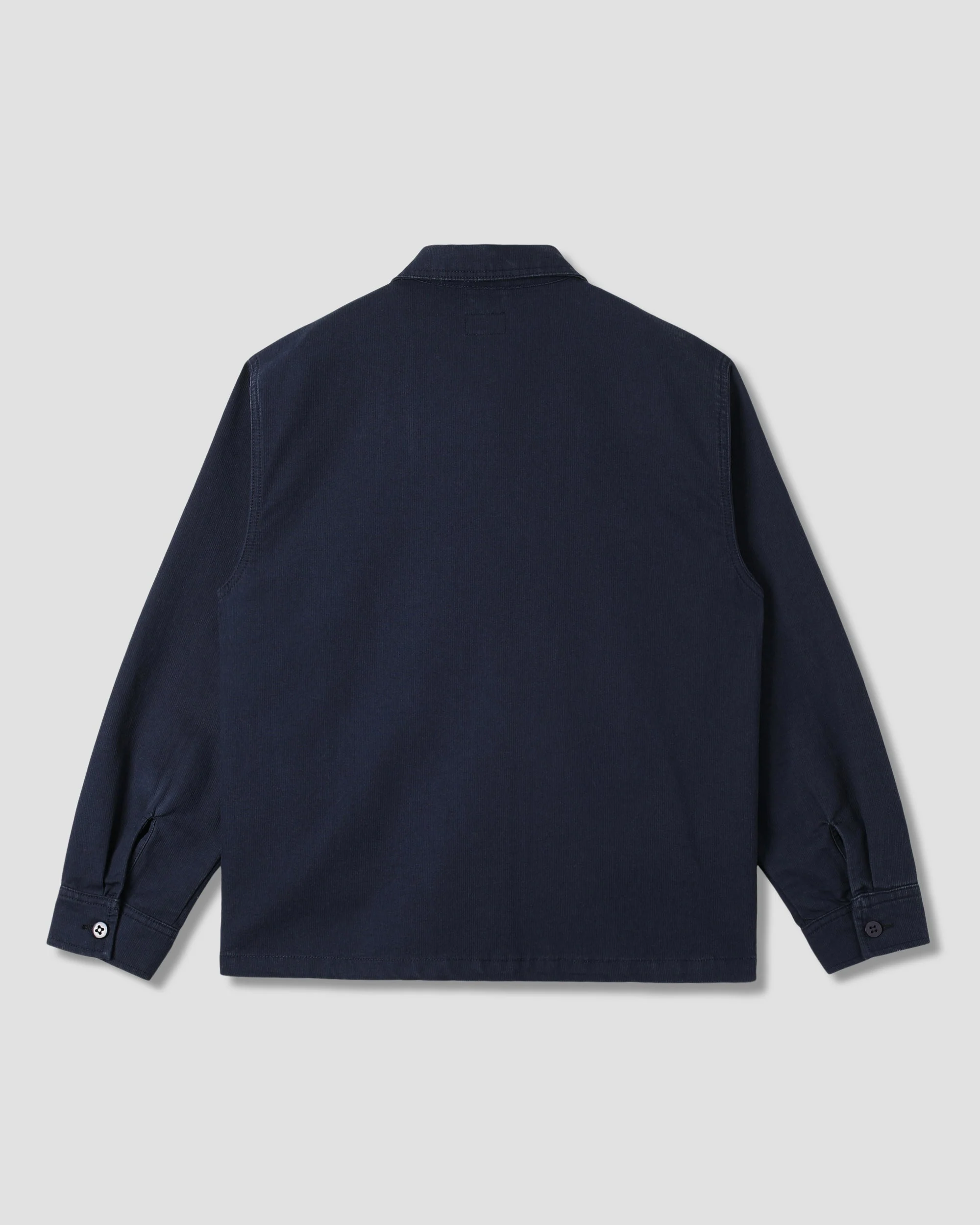 Zip Shirt - Navy Bedford - Image 3