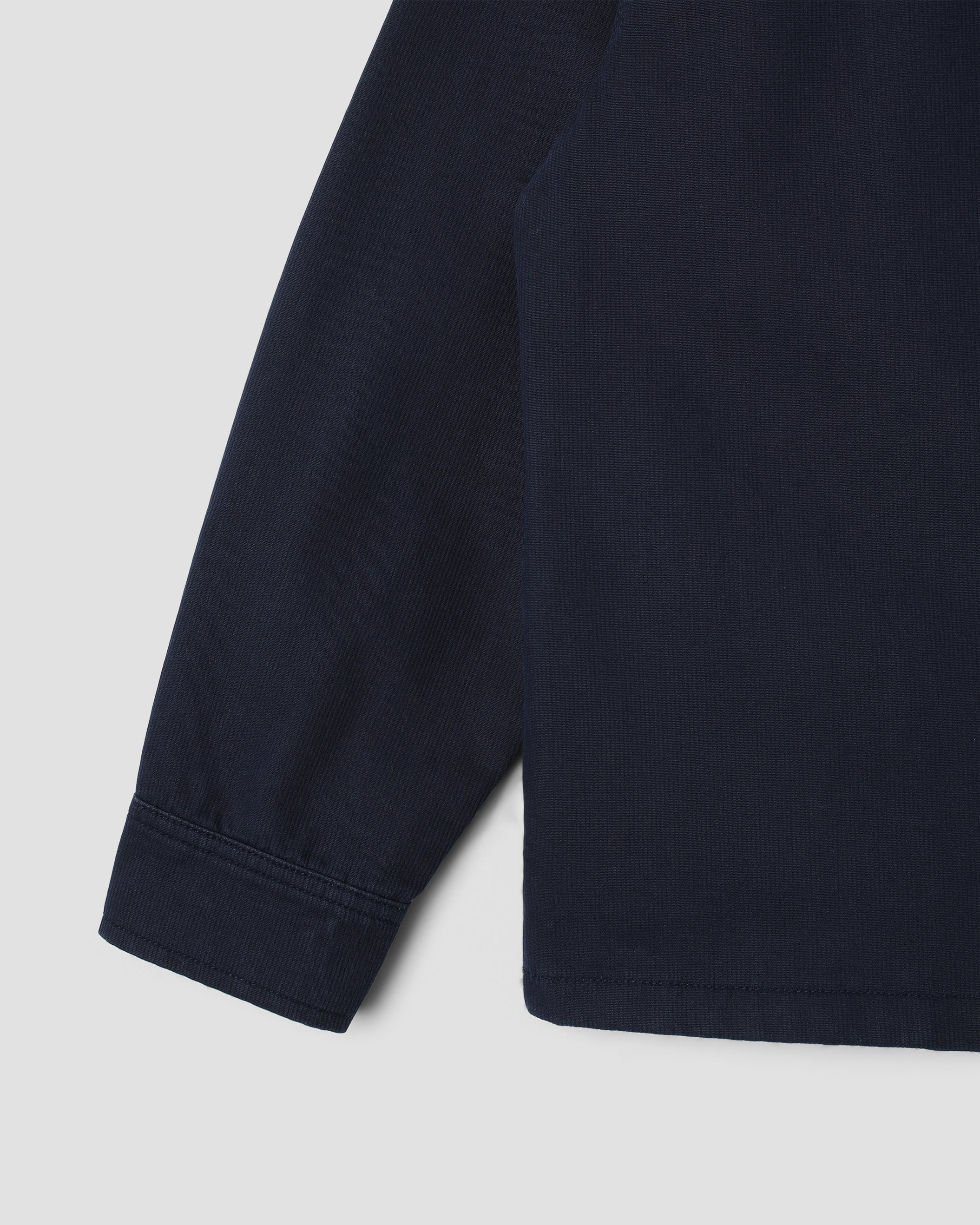 Zip Shirt - Navy Bedford - Image 5