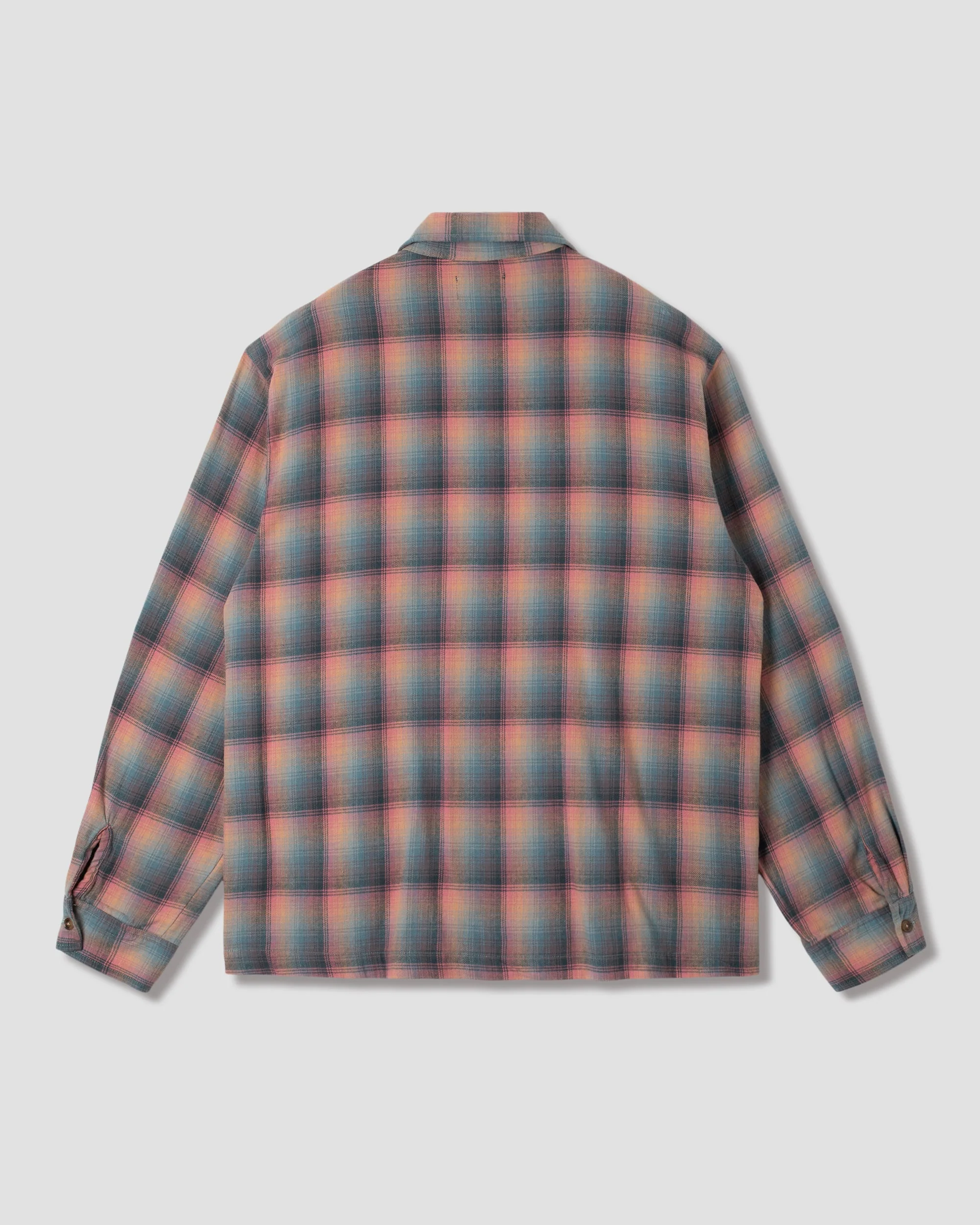 Zip Shirt - Pink/Teal Plaid - Image 2
