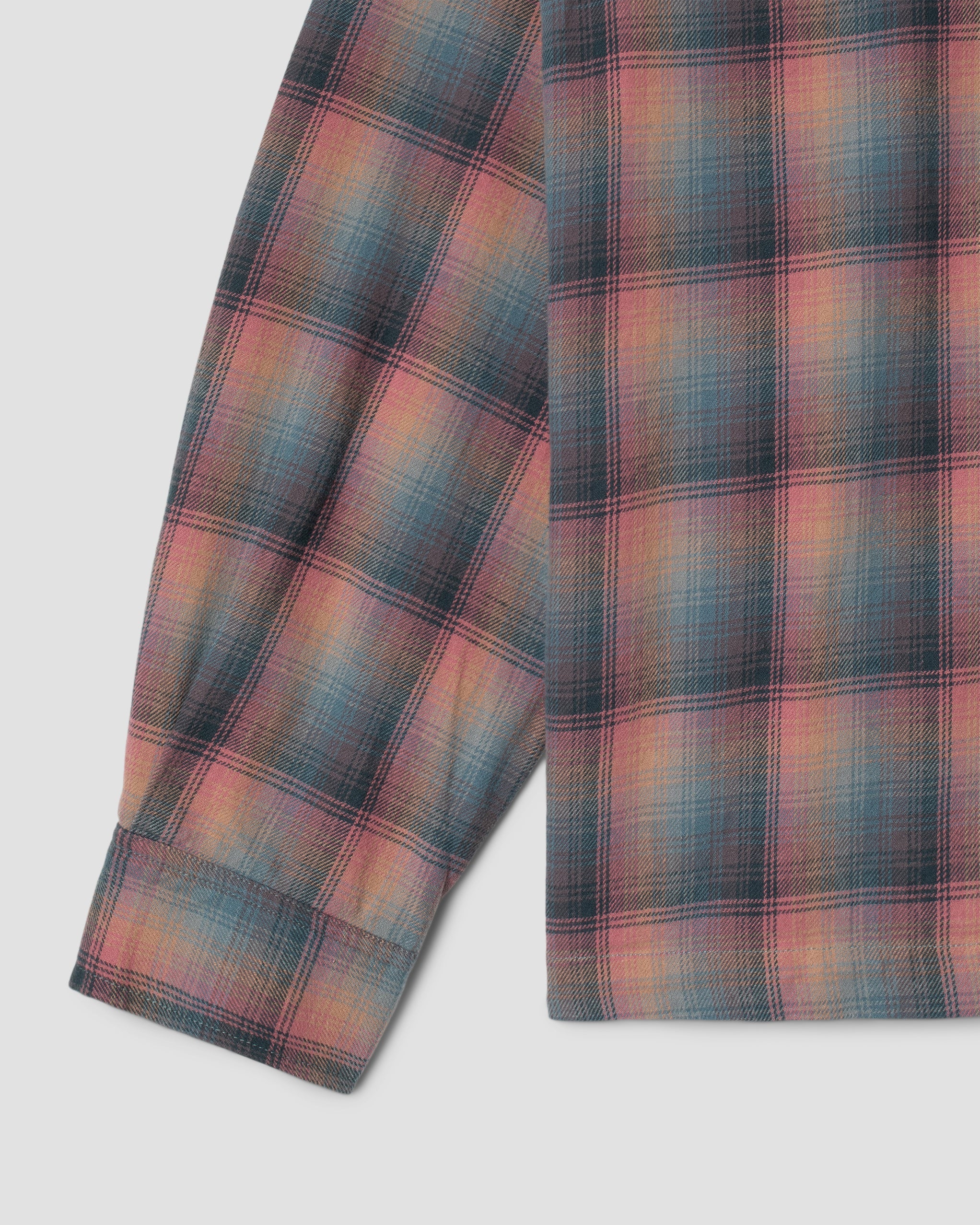 Zip Shirt - Pink/Teal Plaid - Image 5