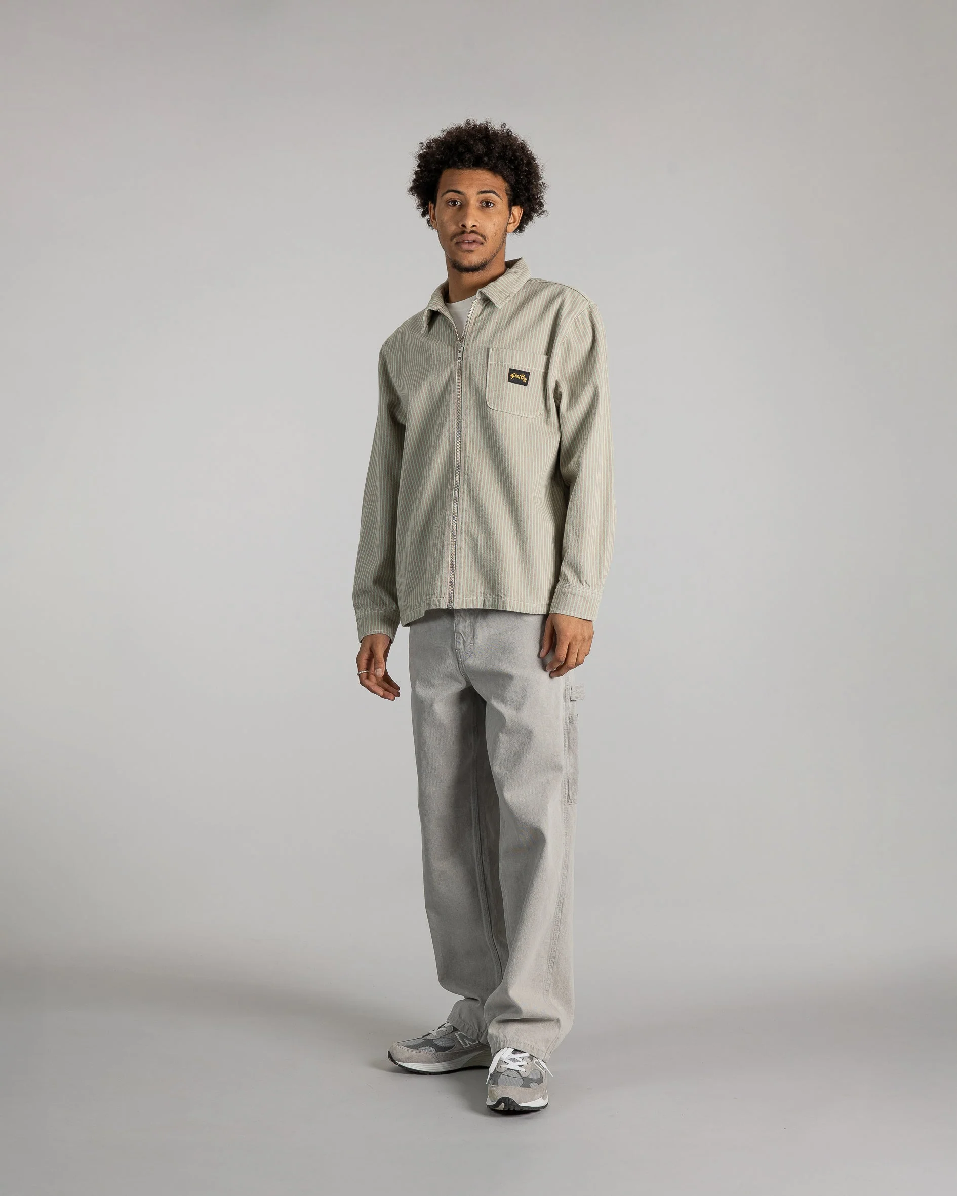Zip Shirt - Quiet Green Hickory - Image 3