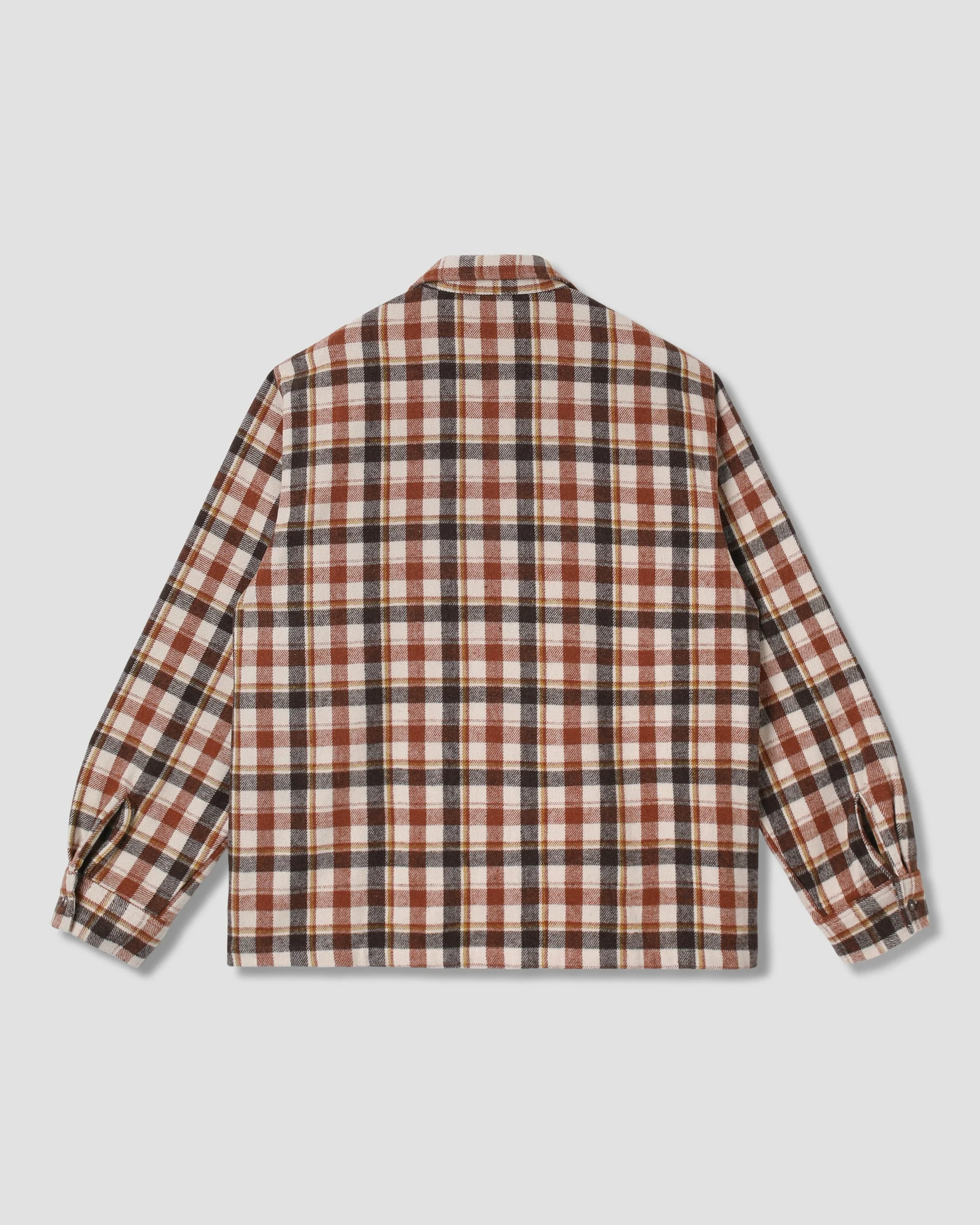 Zip Shirt - Tan Plaid - Image 3