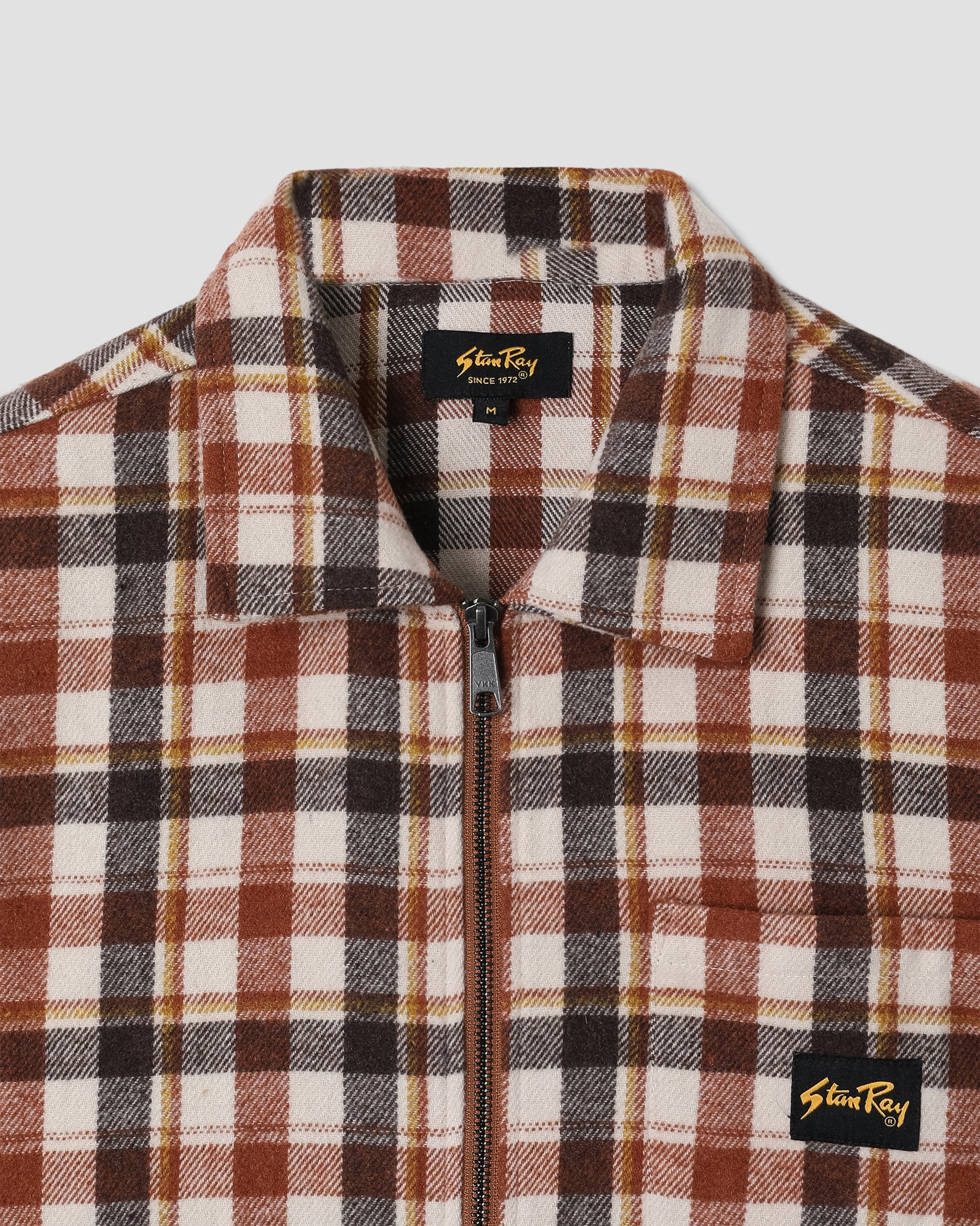 Zip Shirt - Tan Plaid - Image 4