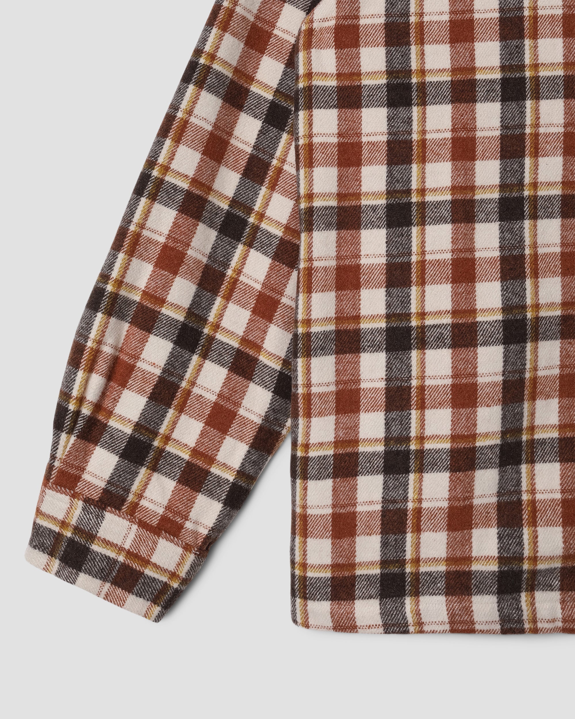 Zip Shirt - Tan Plaid - Image 5