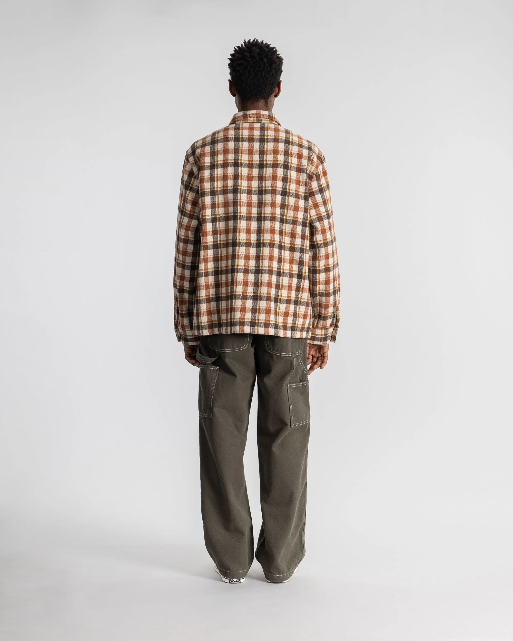 Zip Shirt - Tan Plaid - Image 7