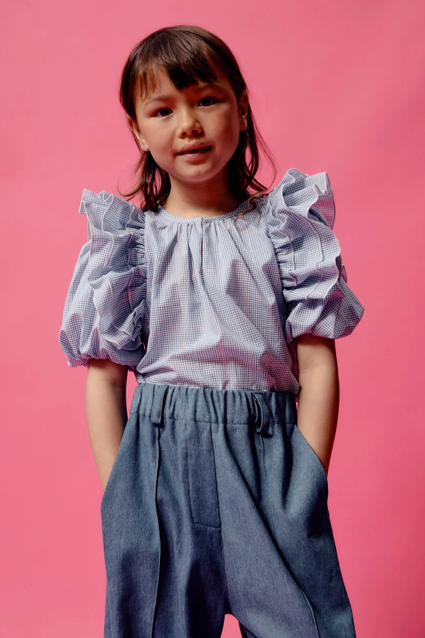 Top Zoe - Berry - Enfant - Image 3