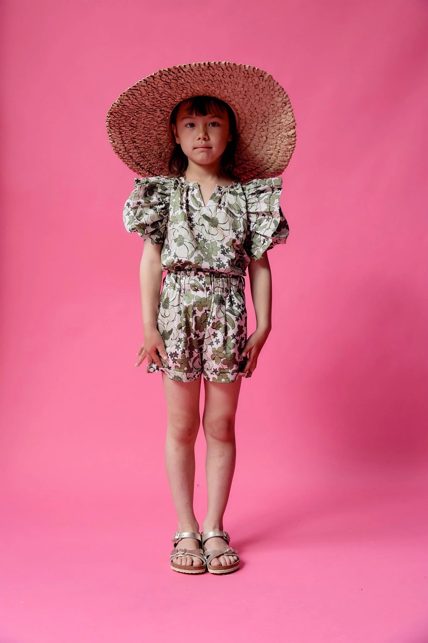 Top Zoe - Green Bloom - Enfant - Image 3